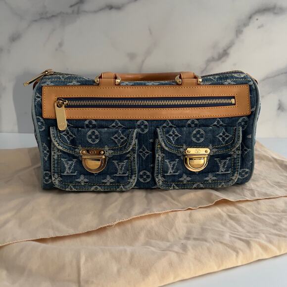 Vintage Louis Vuitton Neo Speedy Blue Bag - Picture 7 of 7
